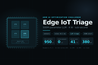 Edge Triage: A 0.5B LLM Watching Sensors on a Raspberry Pi 5