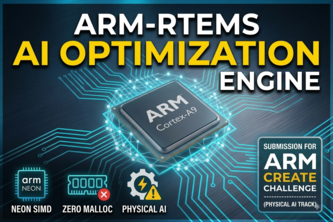 ARM-RTEMS AI Engine: Deterministic INT8 & NEON Physical AI