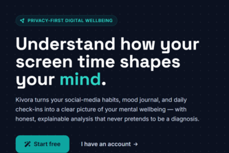 KIVORA — Adaptive Digital Habit Recovery