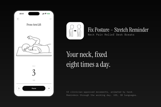 Fix Posture - Stretch Reminder