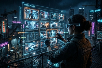 ScribeGlass — Spatial Storyboard & Scriptwriting HUD