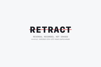 Retract 