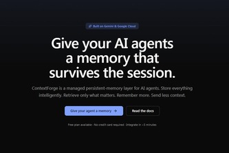 ContextForge — Persistent Memory for AI Agents