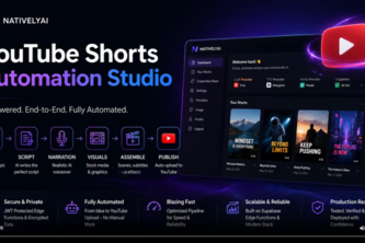 Youtube Shorts Automation Studio