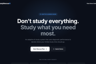 StudyRescue AI