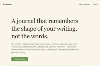 KinLore Journal 
