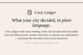 Civic Ledger