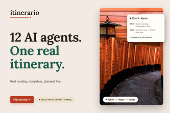 itinerario — AI Travel Agent
