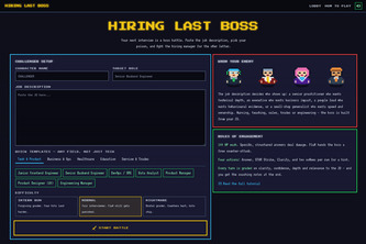 Hiring Last Boss