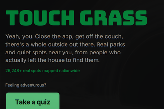 TOUCH GRASS