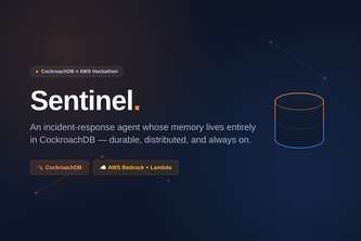 Sentinel — Persistent Memory for AI Agents