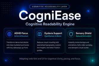 CogniEase - Cognitive Accessibility Layer