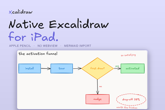 Xcalidraw: native Excalidraw for iPad