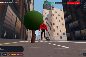 Spiderman 3D Swing