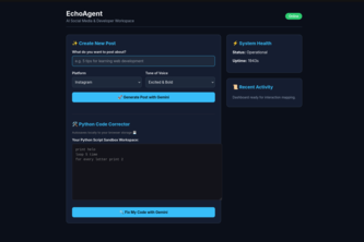 echo agent