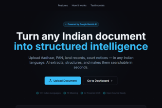 DocuRec AI — Intelligent Indian Document Processing
