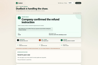 DueBack — Proof, not promises