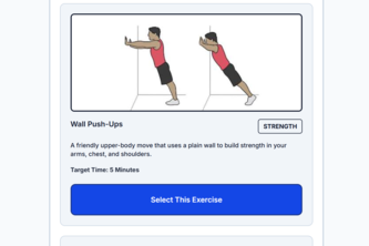Senior Fitness Scheduler App