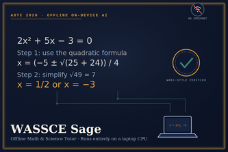 WASSCE Sage — Offline Math & Science Tutor