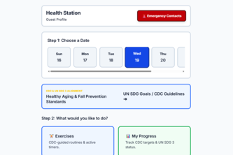 Senior Fitness Scheduler
