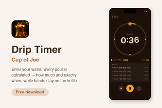 Drip Timer Cup of Joe
