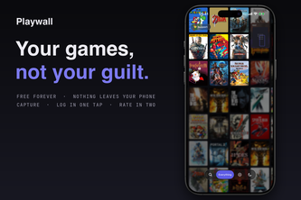 Playwall: your game backlog, minus the guilt