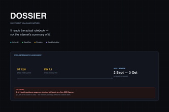 Dossier — UK Visa Case Partner