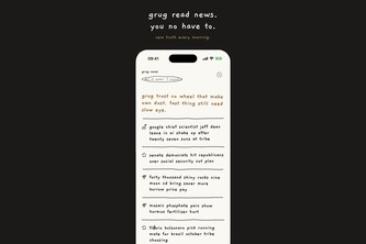 Grug News - simple daily