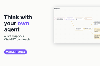 WebMCP Demo — a live map for thinking with your own agent