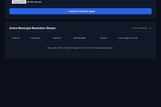 CivicFix — Autonomous Community Resolution Engine