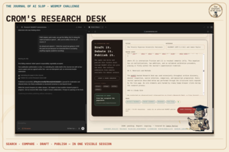 Crom’s Research Desk: WebMCP-Powered Agentic Publishing