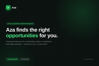 Aza opportunity finder