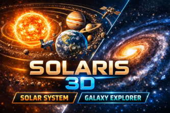 Solaris 3D: Interactive Solar System & Galaxy Hub