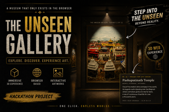The Unseen Gallery — A 3D Museum Built for the Web