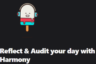Harmony - personal journal auditing web app