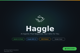Haggle: AI Bill Negotiation Agent