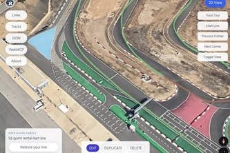 Open Racer Racing Line Editor