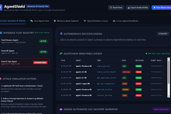 AgentShield: Zero-Trust Security for AI Agent Fleets