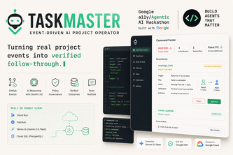 Taskmaster — Event-Driven AI Project Operator