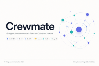 Crewmate - 15-Agent Autonomous AI Fleet for Creators