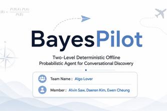 BayesPilot - Deterministic Bayesian Probabilistic Agent