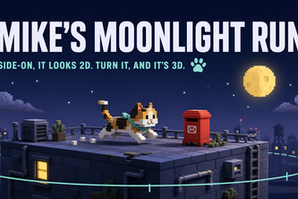 Mike the Cat’s Moonlight Run