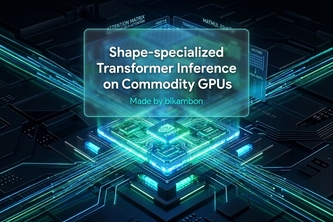 Shape-specialized Transformer Inference on Commodity GPUs
