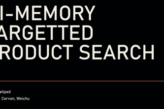 AI-MEMORY TARGETTED PRODUCT SEARCH