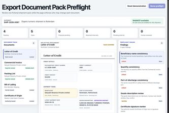 Shipment Document Check