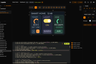 Lopaka.app embedded GUI builder
