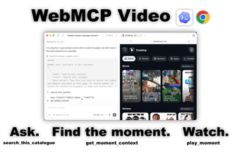 WebMCP Video by AgentCDN
