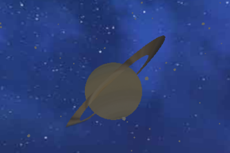 A 3D Saturn webpage