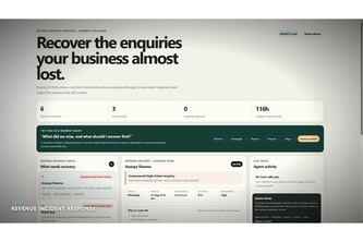 EnquiryOS — Revenue Incident Response for the Agentic Web