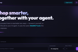 CoShop: The Agent-Native Storefront